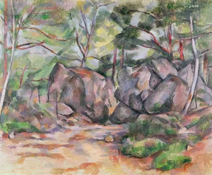 Wald mit Felsen, 1893